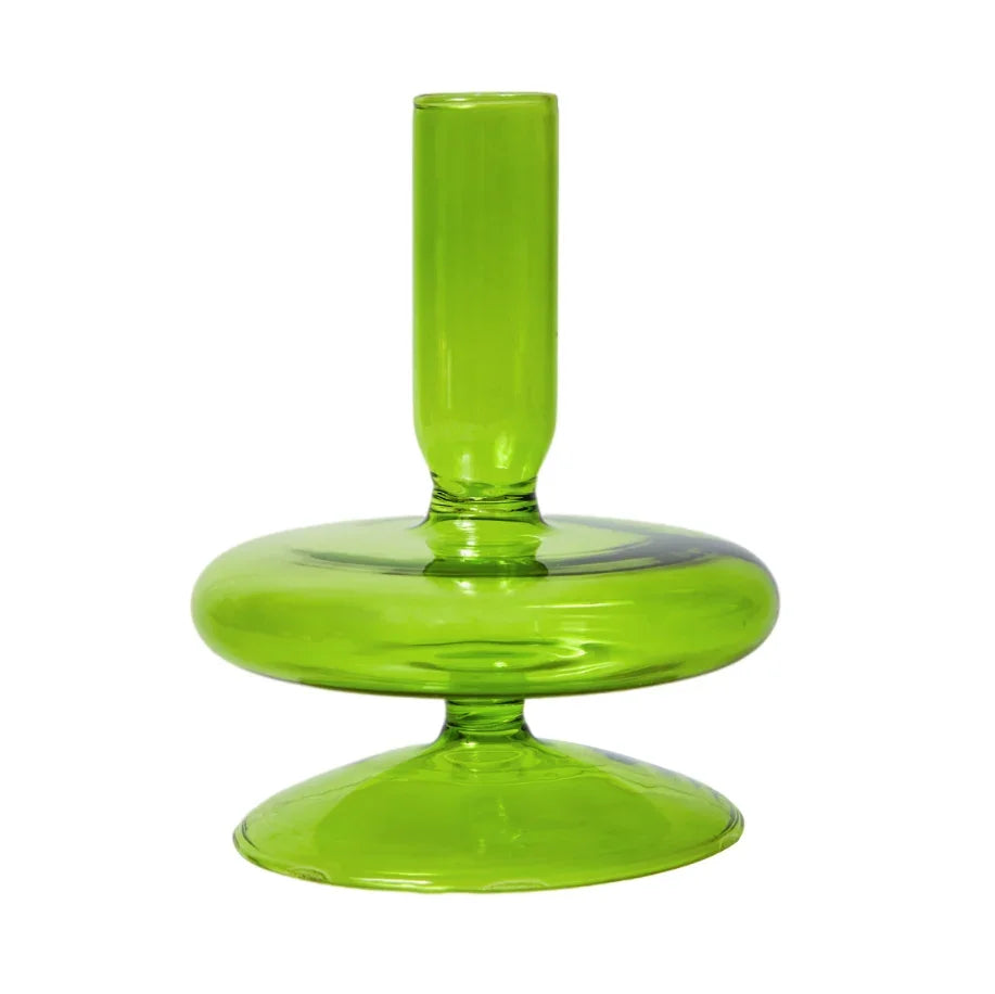 Colorful Glass Candle Holder - candletown.net