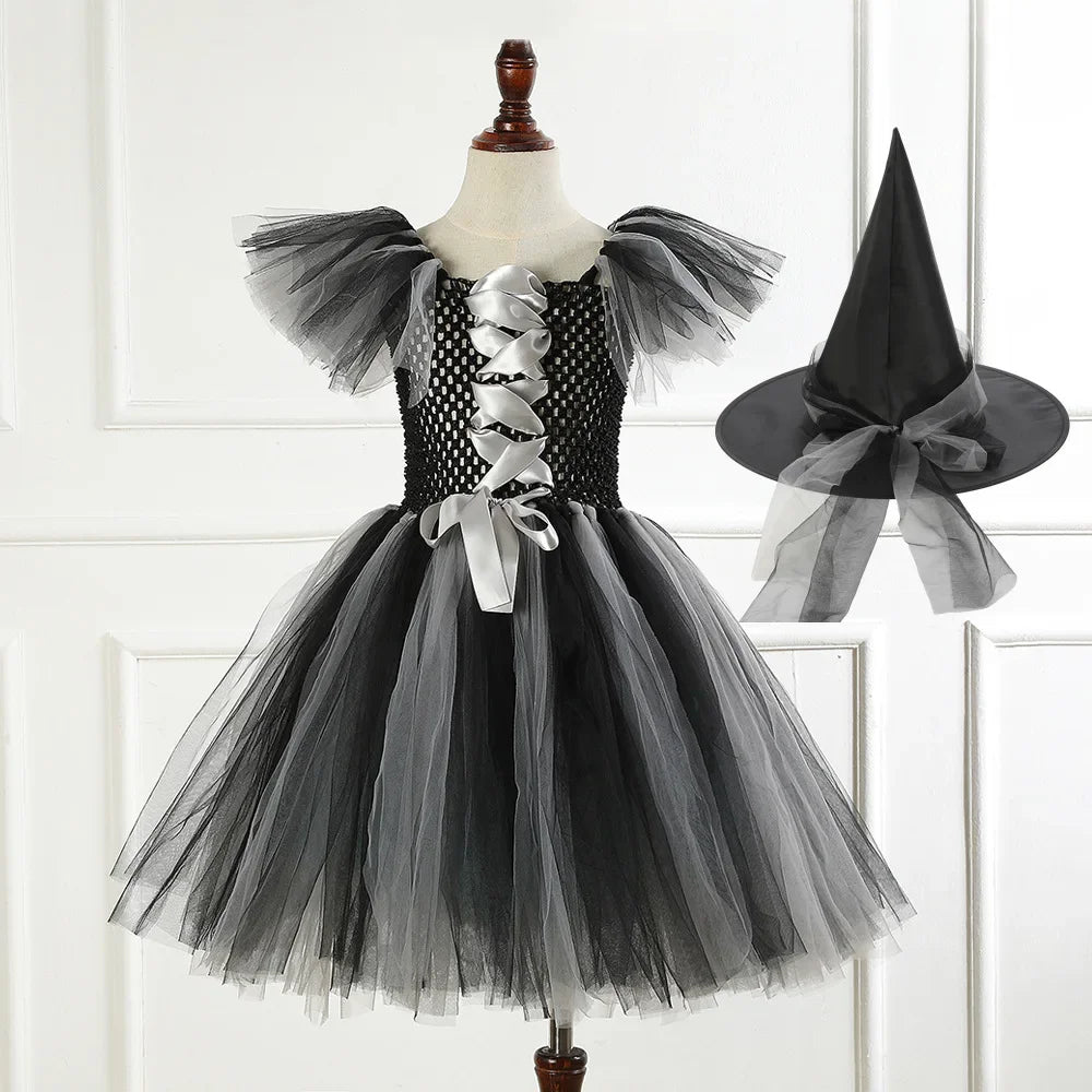 Kids Witch Costume – Hat, Broom & Accessory Options (Multicolor) - candletown.net