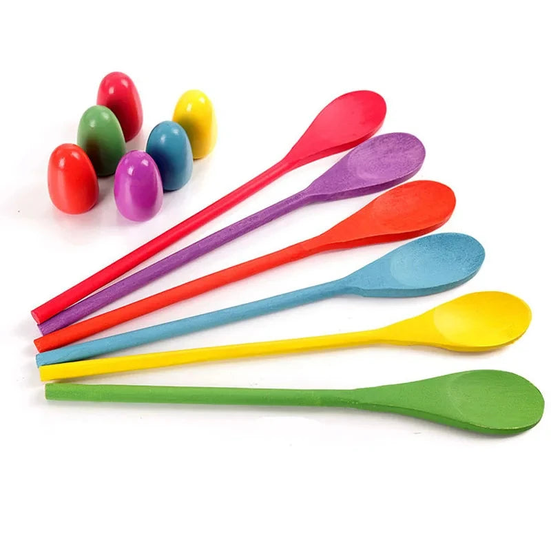 Wooden Egg & Spoon Race Game – Easter Balance Challenge - candletown.net