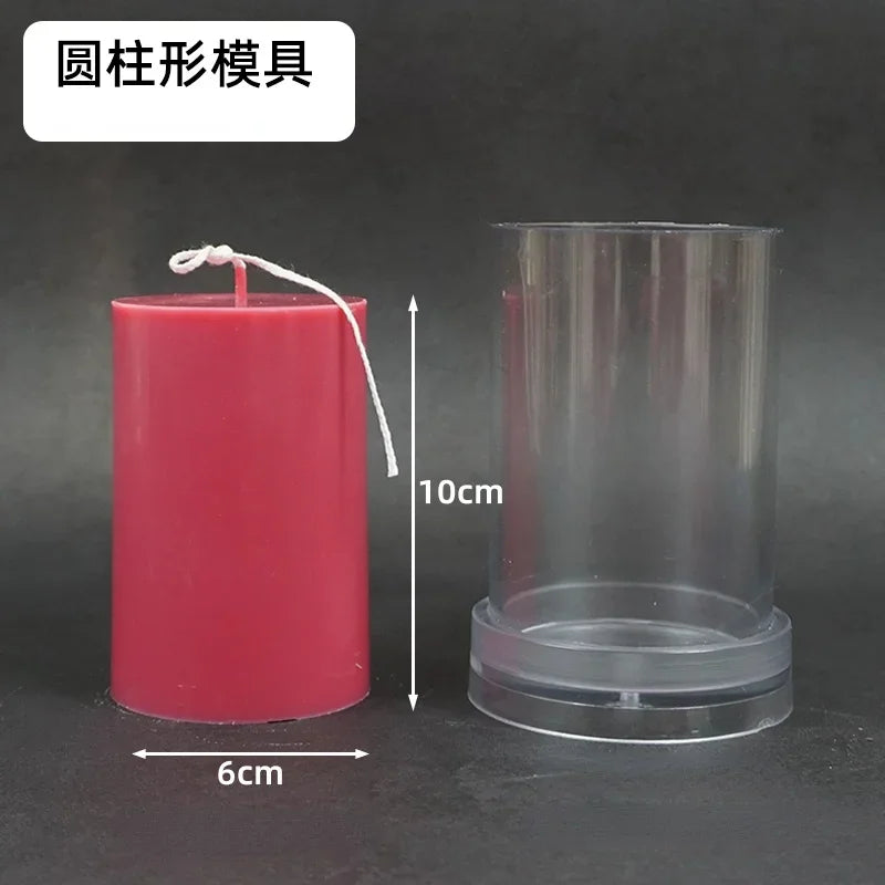Large Cylindrical Candle Mold for DIY Pillar Candles