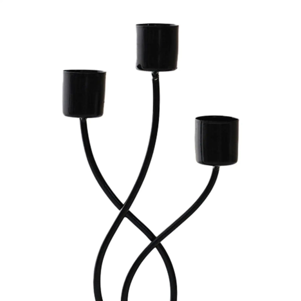 Elegant Metal Candle Holder – Vintage Iron Candelabra - candletown.net