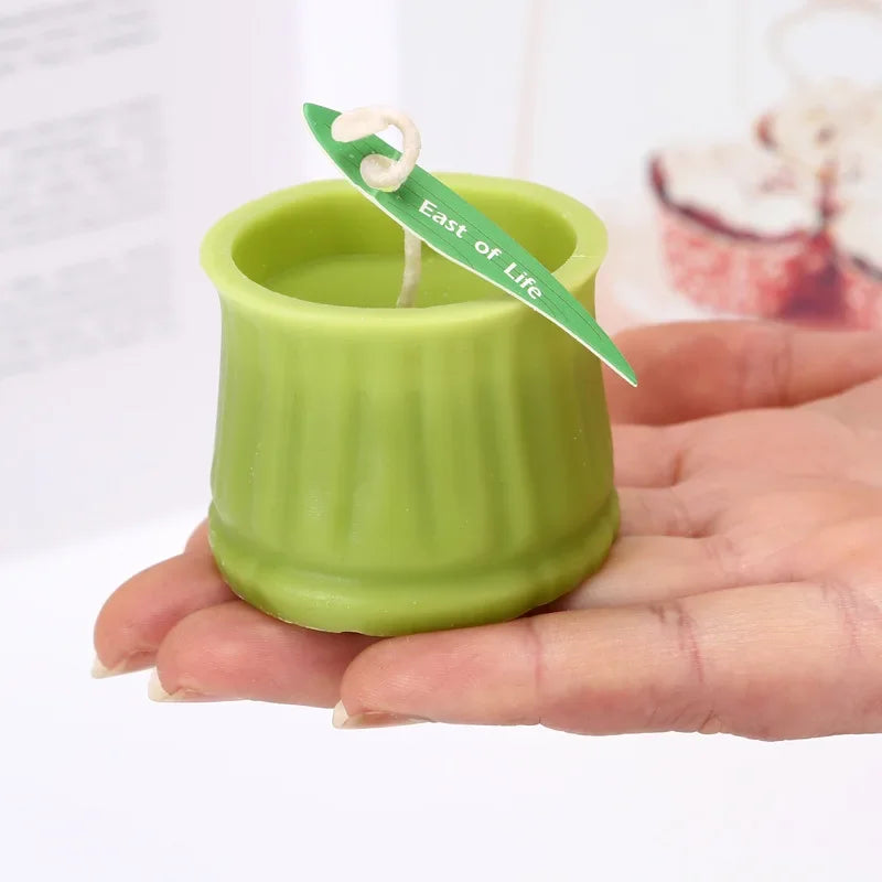 Bamboo-Shaped Scented Candle – Decorative & Aromatic - candletown.net