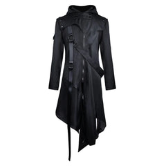 Men’s Gothic Hooded Halloween Cosplay Jacket - candletown.net