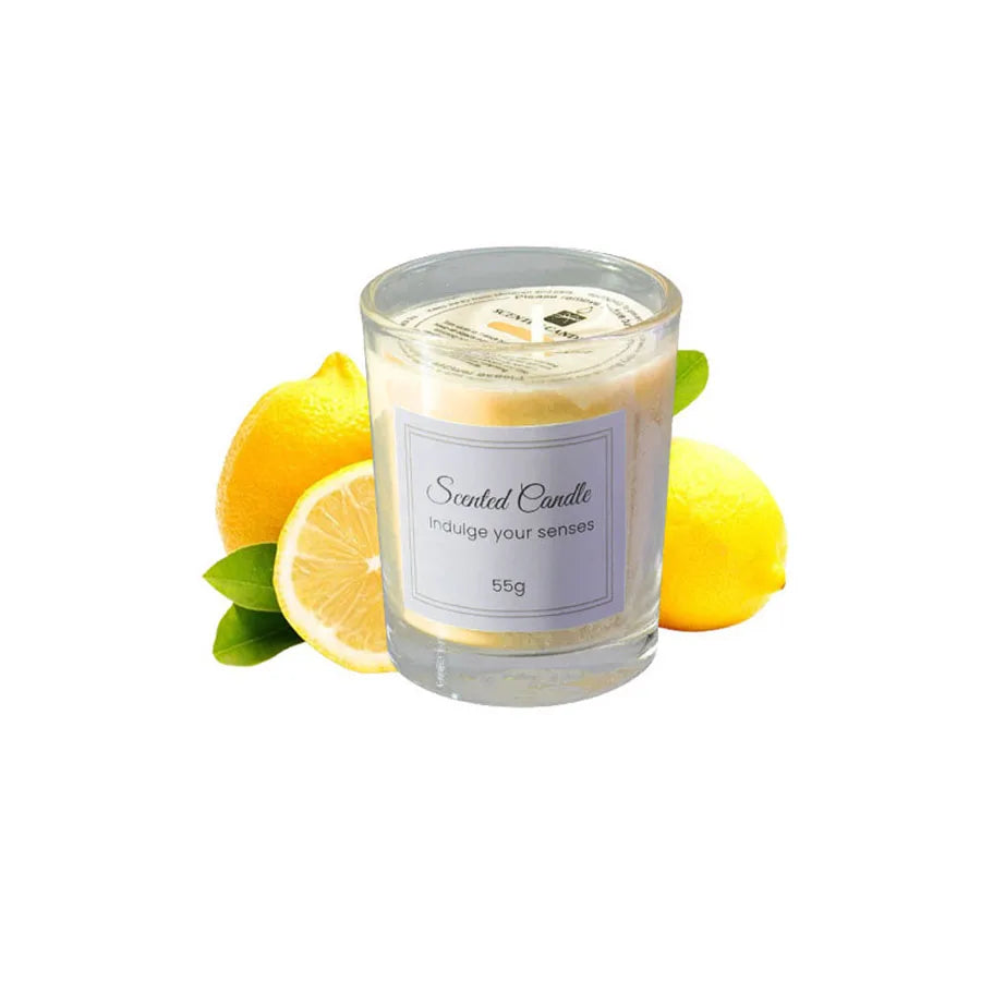 Premium Aromatherapy Candle – Handmade Soy Wax Candle in Glass Jar - candletown.net