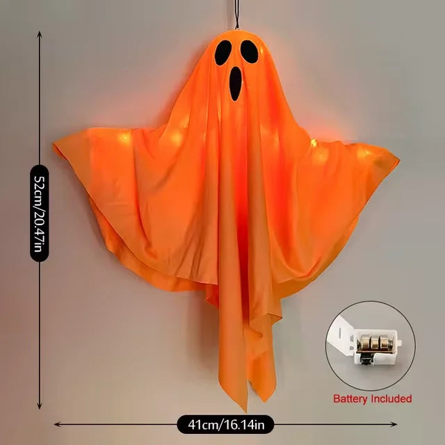 Halloween Ghost LED Hanging Decoration – Spooky Prop - candletown.net