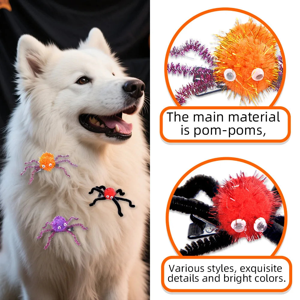 Halloween Spider & Bat Hair Clips - candletown.net