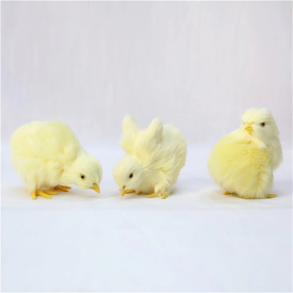 Fluffy Easter Chick Decoration – Cute & Festive Spring Ornament - candletown.net