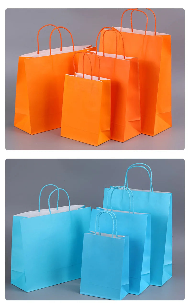 Colorful Paper Gift Bags – Multiple Shades for All Celebrations - candletown.net