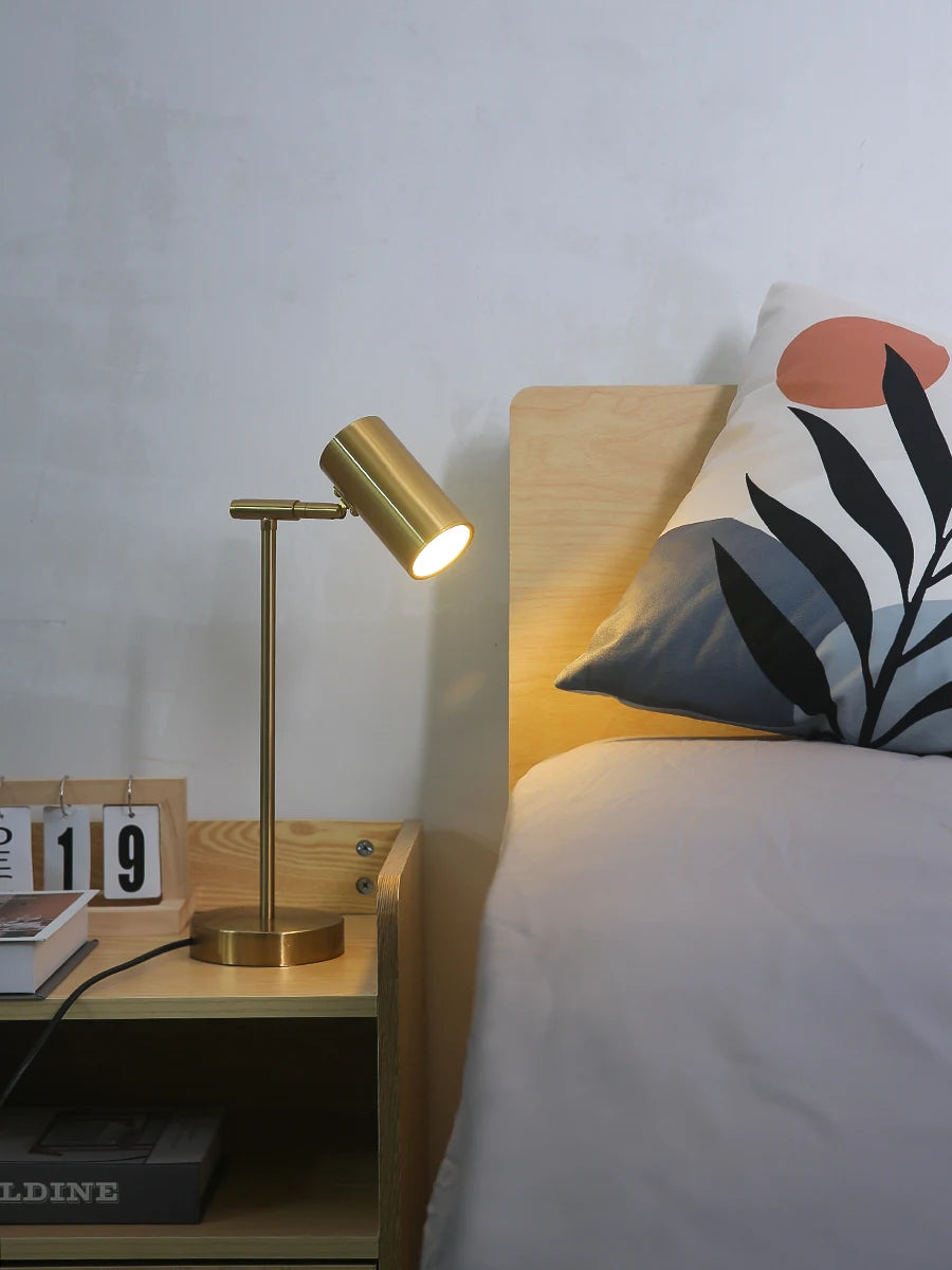 Modern Golden Table Lamp – Nordic Design - candletown.net