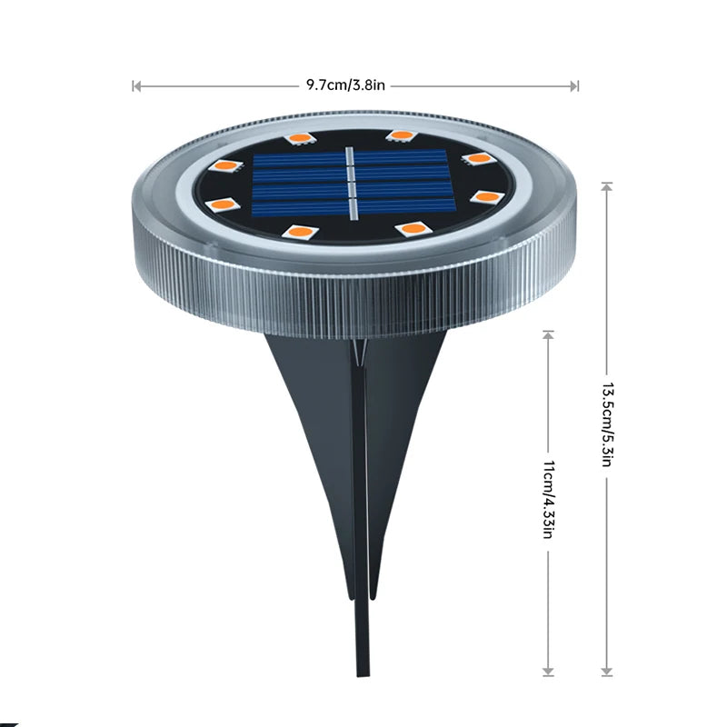 Solar Ground Lights for Garden Paths - candletown.net