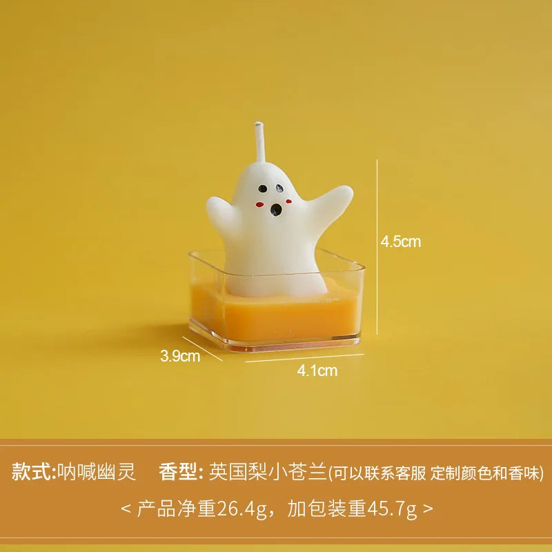 Cute Halloween Tealight Candles – Pumpkin & Skull Designs - candletown.net