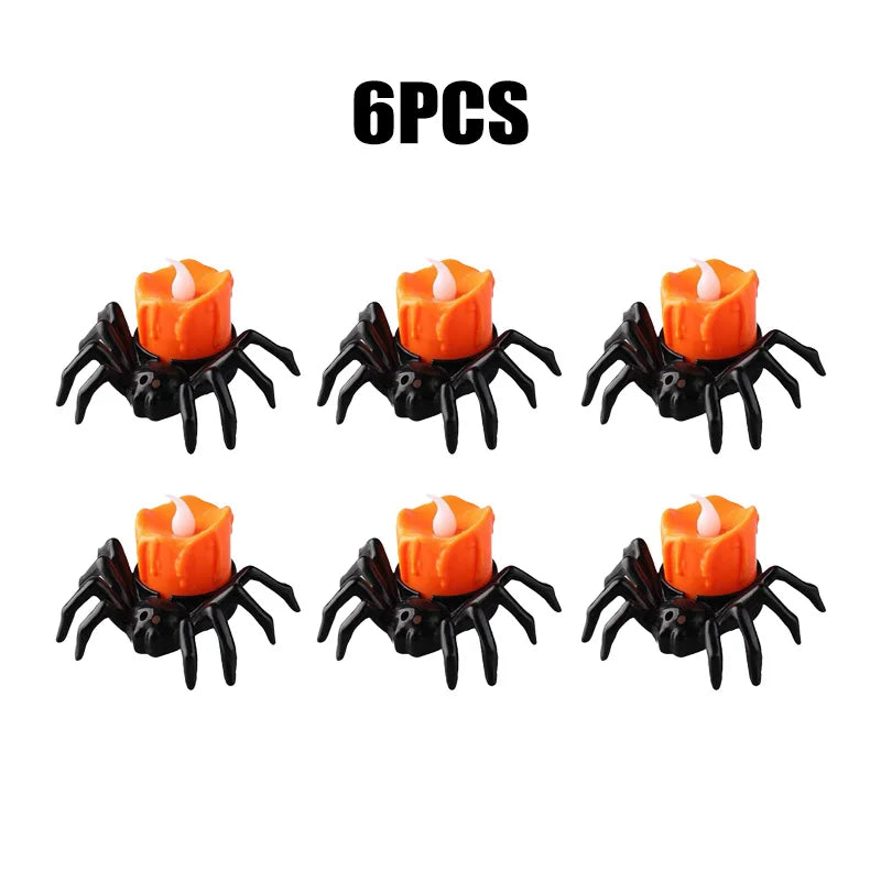 Halloween Spider LED Candle Light – Battery Operated Night Light - candletown.net