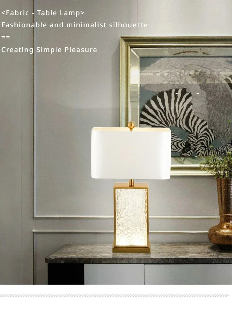 SANDYHA Modern Glass Table Lamp – Certified Luxury Lighting for Your Home - candletown.net