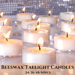 Beeswax Tealight Candles - candletown.net