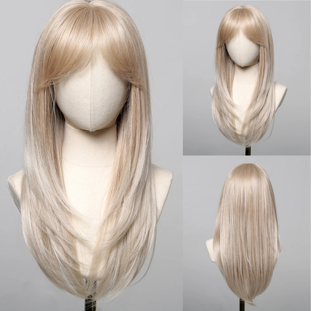 Curly Wig with Bangs – Heat-Resistant Cosplay & Party Wig - candletown.net