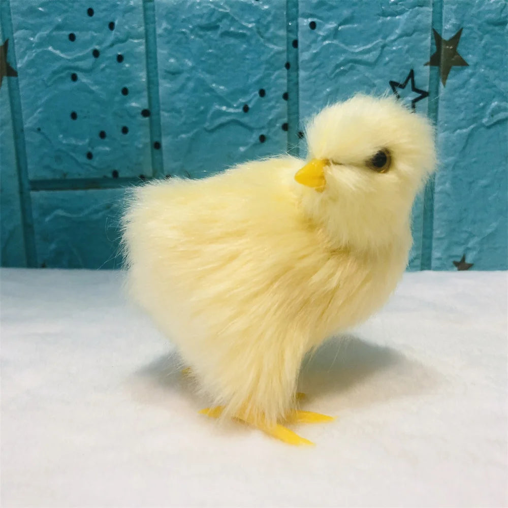 Fluffy Easter Chick Decoration – Cute & Festive Spring Ornament - candletown.net