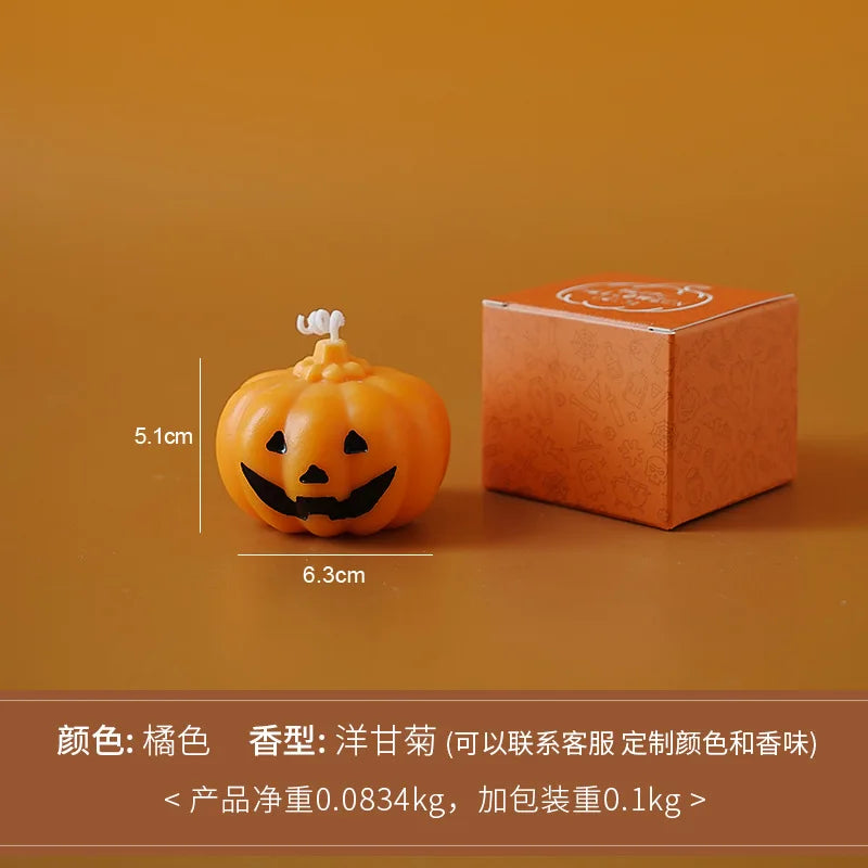 Handmade Halloween Scented Candles – Skull, Pumpkin & Tombstone Designs - candletown.net