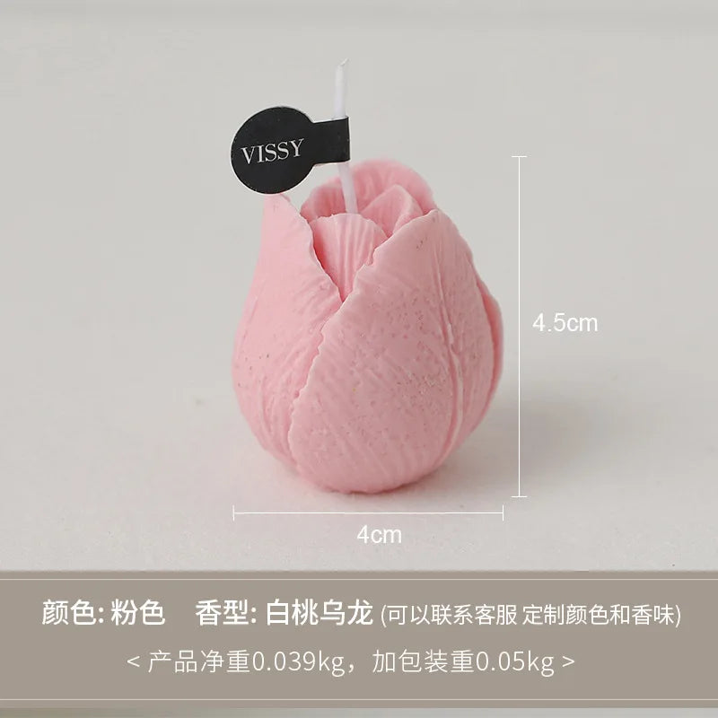 Tulip Scented Candles – Handmade Decorative Flower Candles - candletown.net