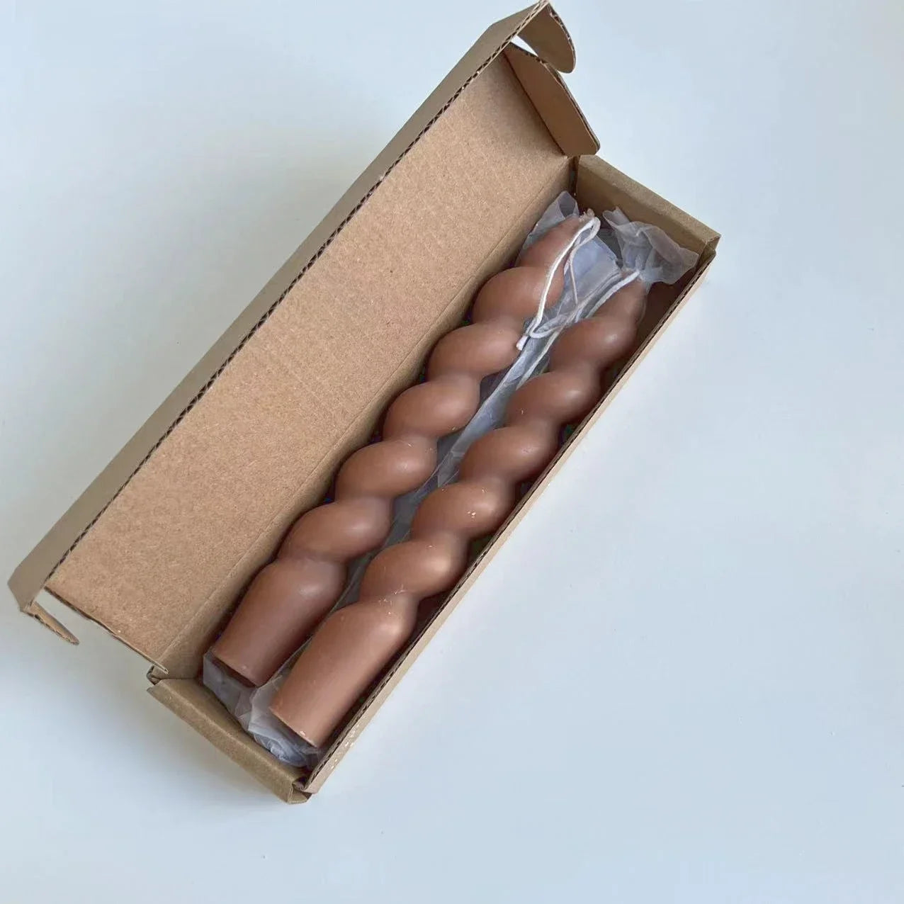 2pc Spiral Scented Dinner Taper Candles - candletown.net