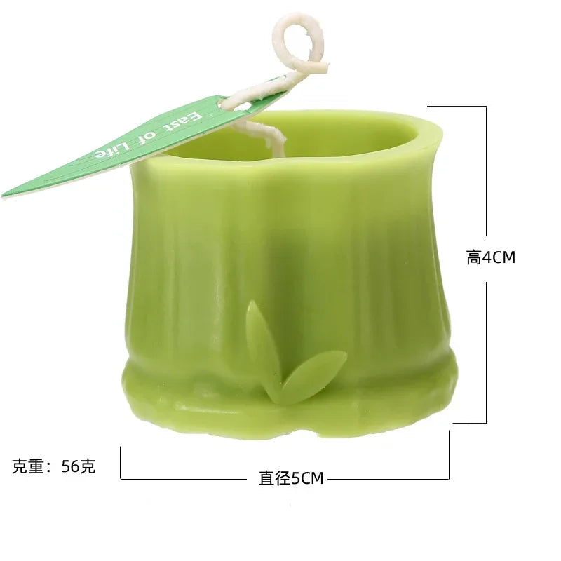 Bamboo-Shaped Scented Candle – Decorative & Aromatic - candletown.net