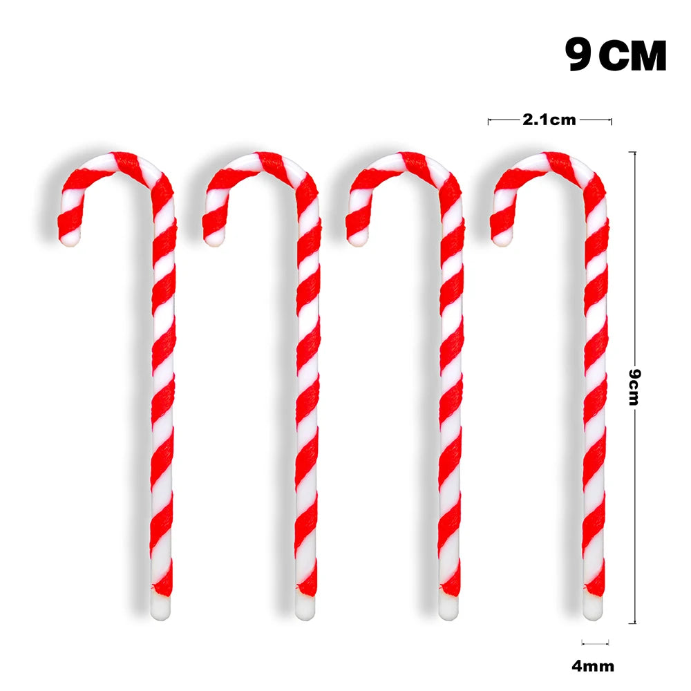 Candy Cane Christmas Ornaments – 30pcs Set