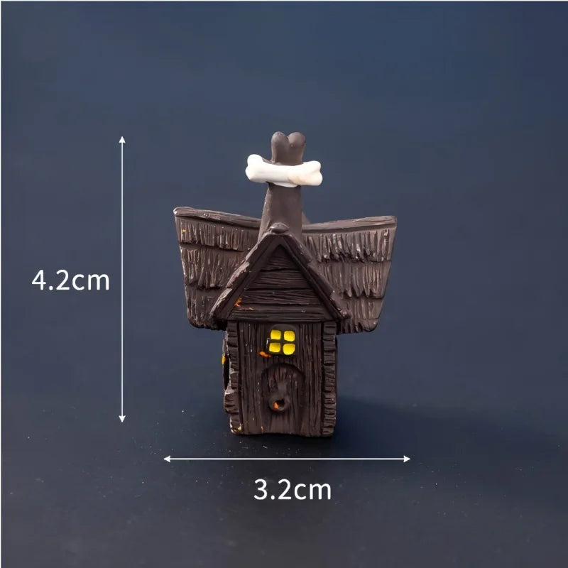 Mini Halloween Figurines – Resin Ghosts, Skulls & Tombstones for Spooky Decor - candletown.net