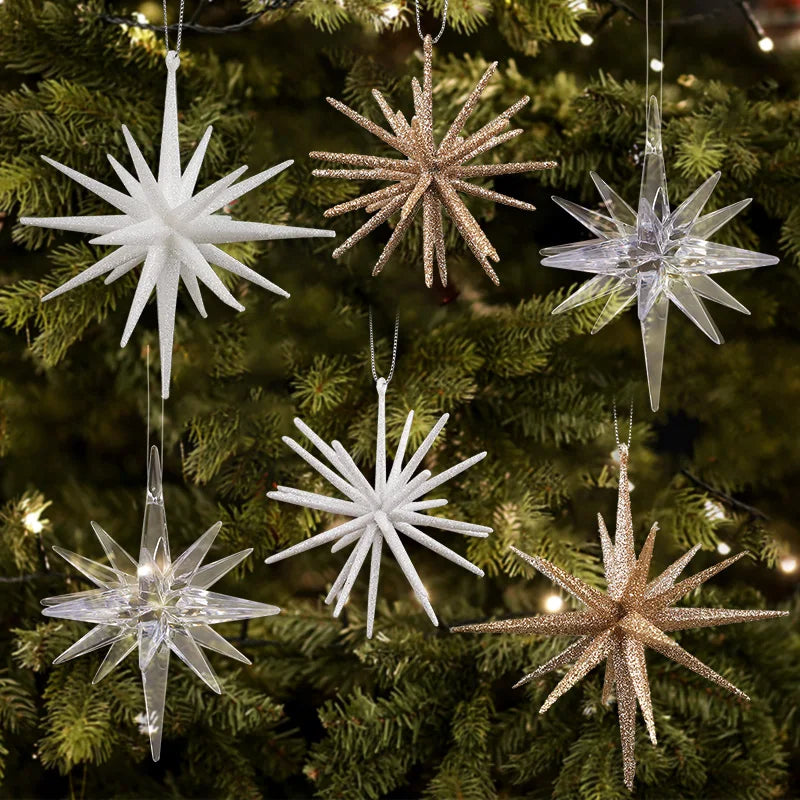 Gold Exploding Star Hanging Ornament - candletown.net