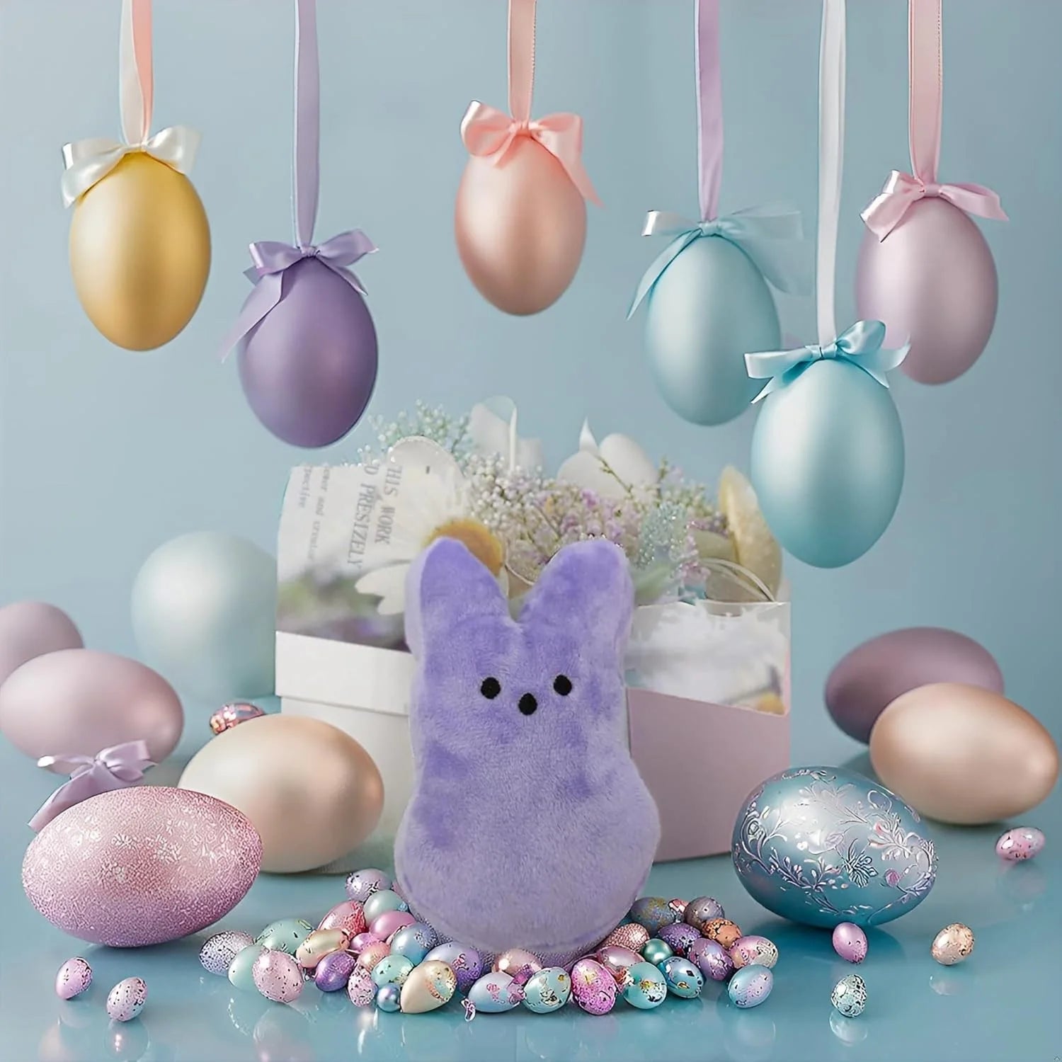 Bunny Plush Toy – Soft Easter Rabbit Pillow for Kids - candletown.net