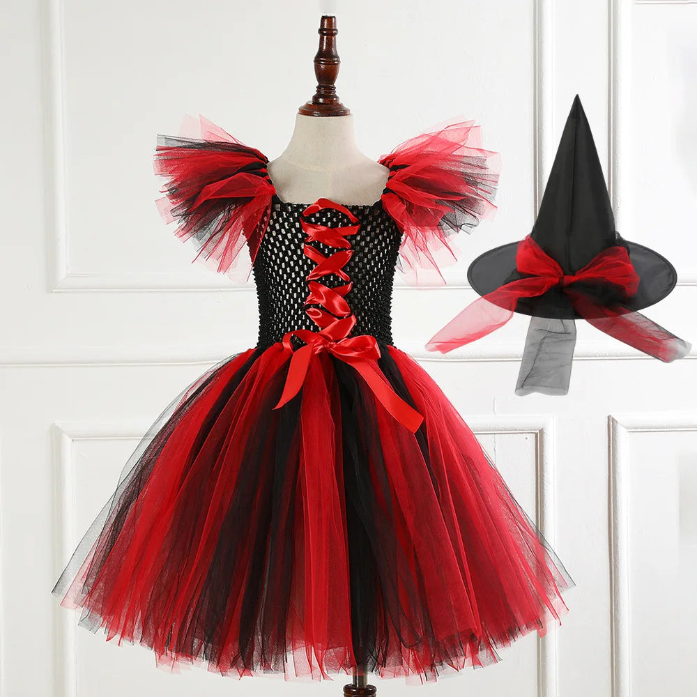 Kids Witch Costume – Hat, Broom & Accessory Options (Multicolor) - candletown.net