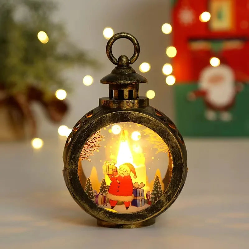 Christmas LED Candle Lantern – Santa & Snowman Edition