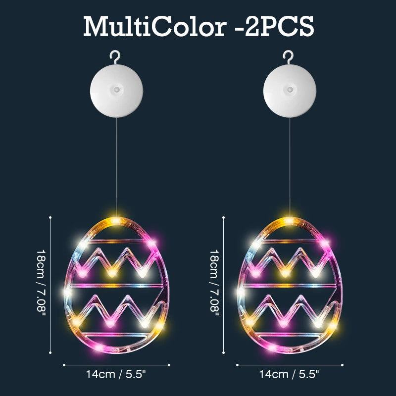 LED Easter Egg Window Light