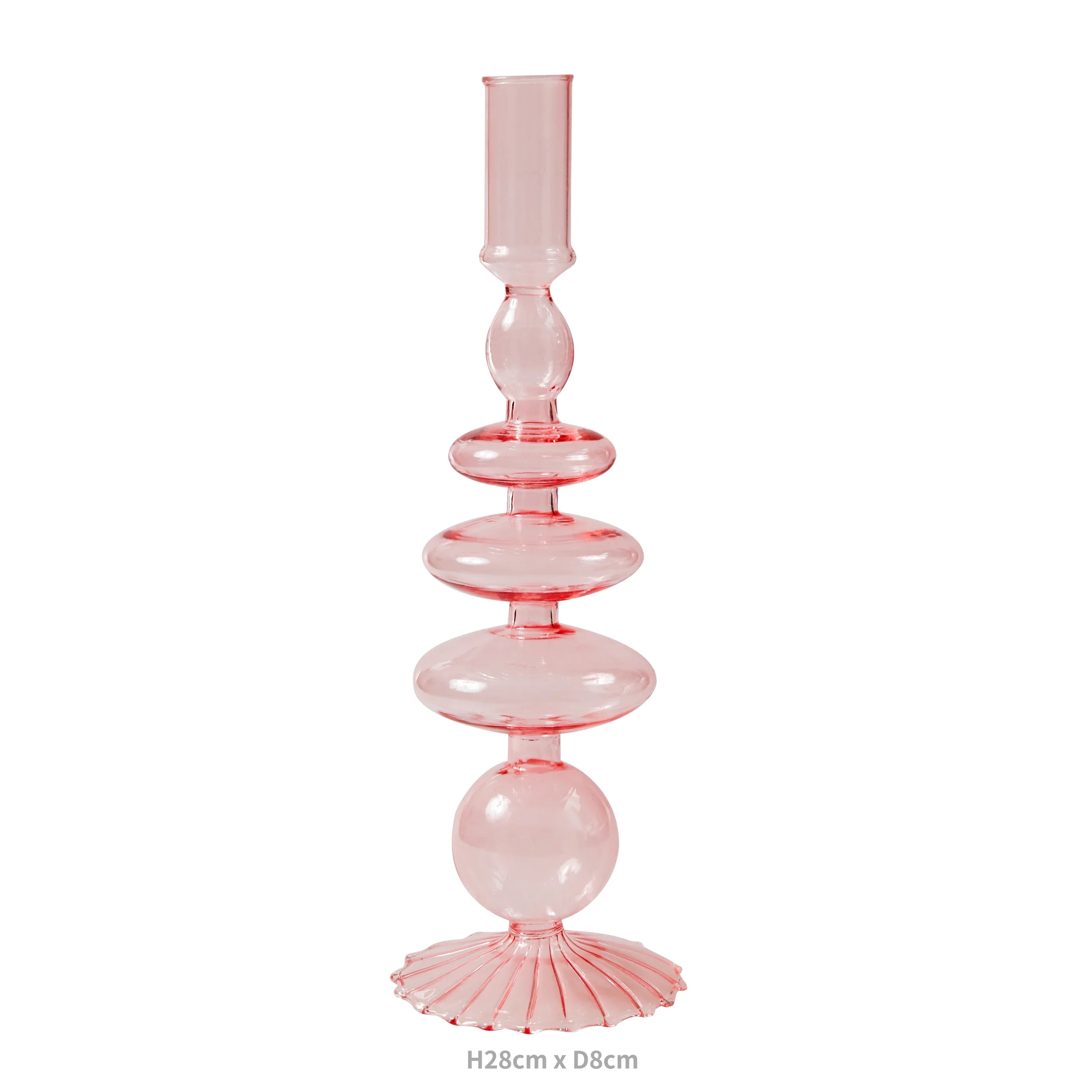 Colorful Glass Candle Holder - candletown.net