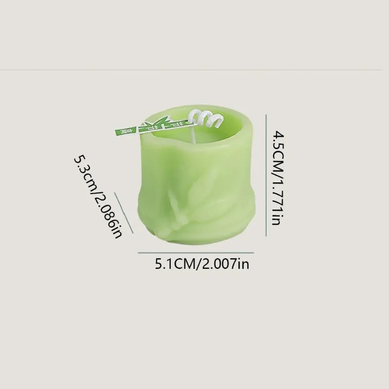 Bamboo-Shaped Scented Candle – Decorative & Aromatic - candletown.net