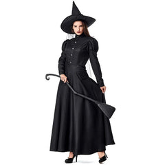 Deluxe Witch Costume Set – Halloween Wizard Dress with Hat for Kids & Adults - candletown.net