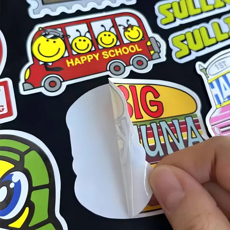 100 pcs Custom Vinyl Stickers – Waterproof Die Cut - candletown.net