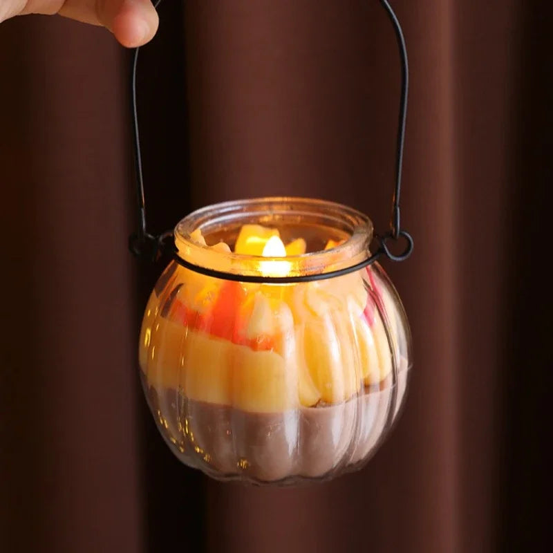 Handmade Pumpkin Bowl Soy Candle – Autumn Scented Centerpiece Candle - candletown.net