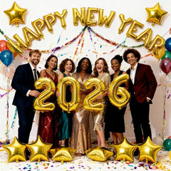 23-Piece 2026 Happy New Year Balloon Set
