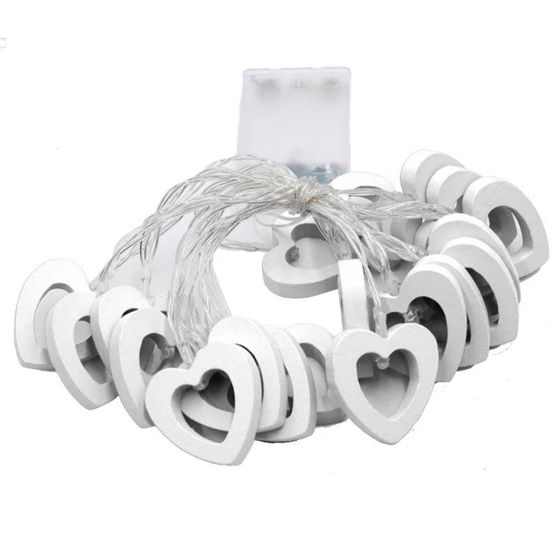 LED Heart Fairy Light String - candletown.net