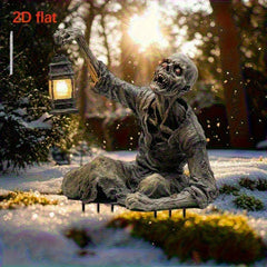 Halloween Zombie Lantern Ground Ornament – Acrylic Spooky Yard Decoration - candletown.net