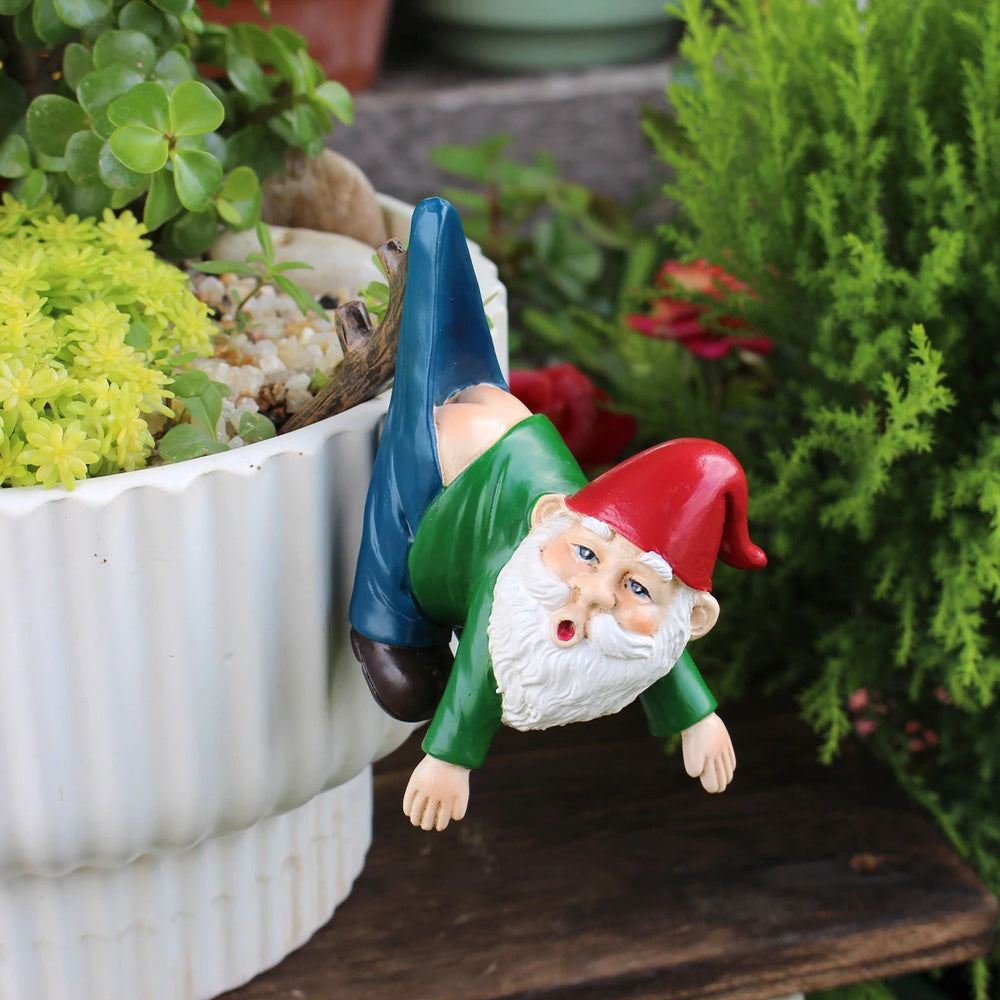 Funny Hanging Garden Gnome Pants Ornament - candletown.net