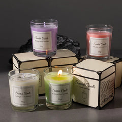 Premium Aromatherapy Candle – Handmade Soy Wax Candle in Glass Jar - candletown.net