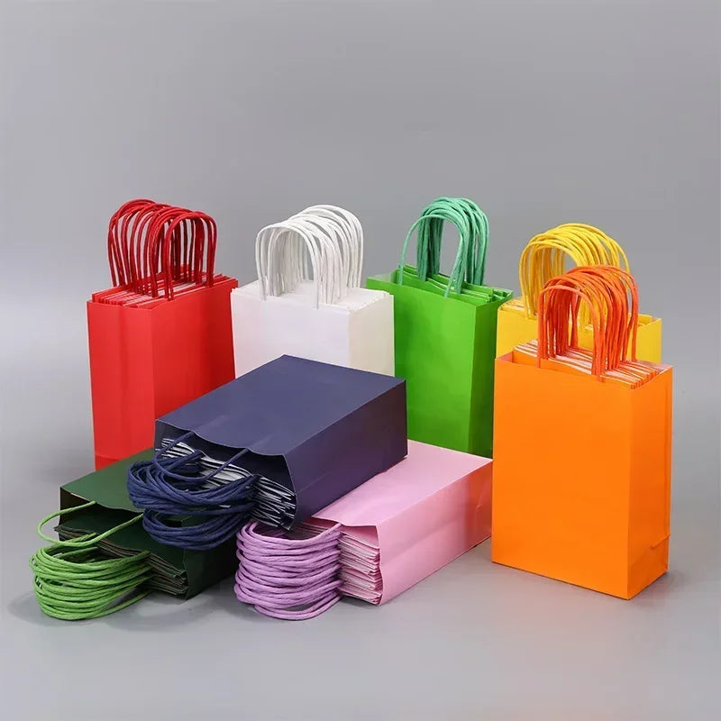 Colorful Paper Gift Bags – Multiple Shades for All Celebrations - candletown.net