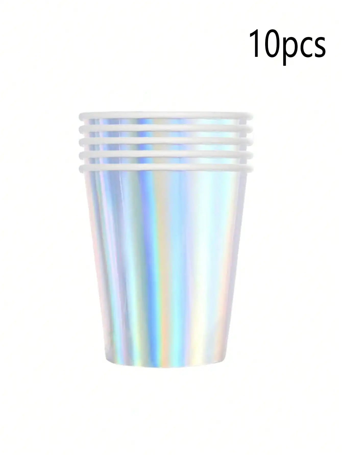 Rainbow Holographic Party Tableware Set