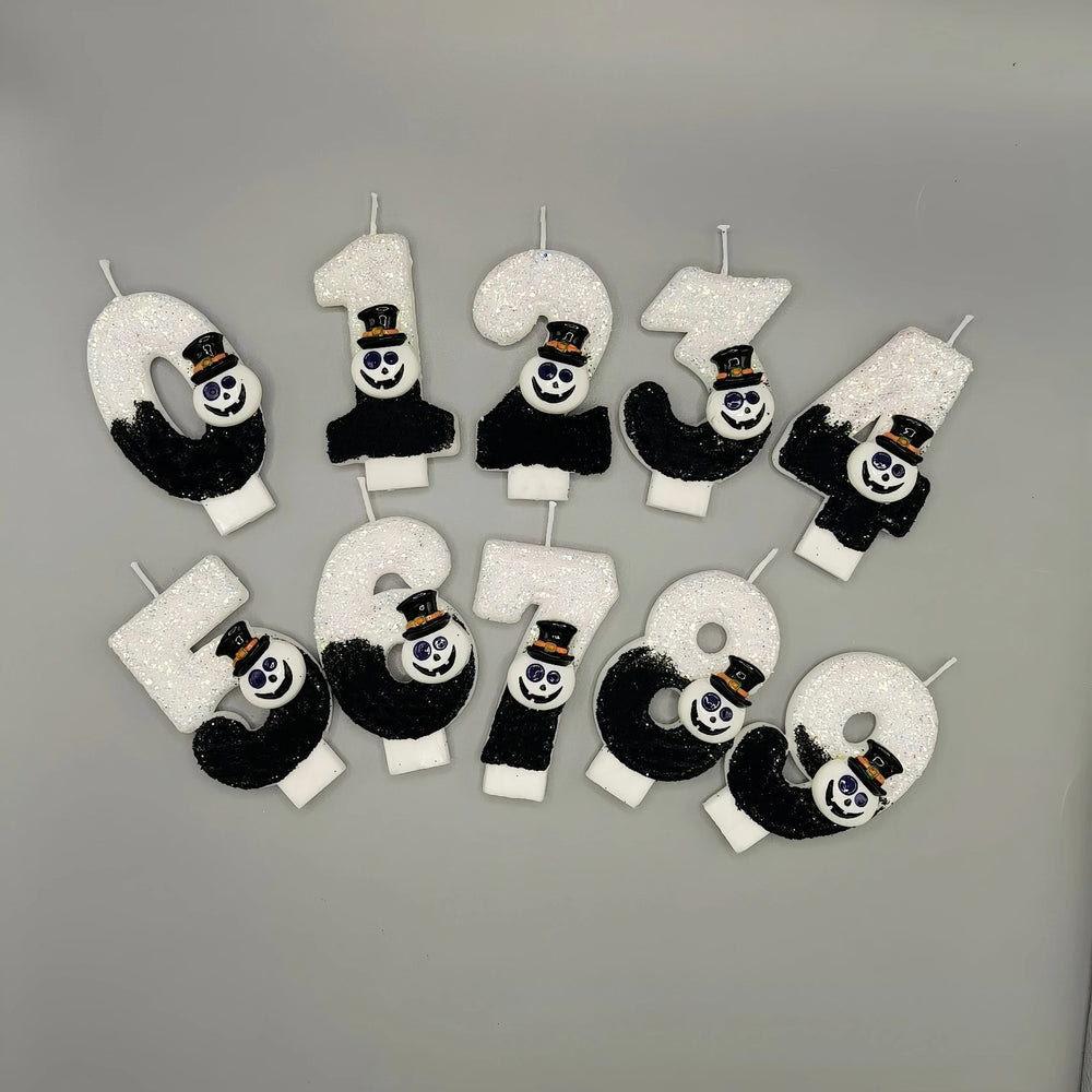 Halloween Pumpkin Number Candles – Spooky Birthday Party Decoration - candletown.net