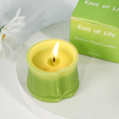 Bamboo-Shaped Scented Candle – Decorative & Aromatic - candletown.net