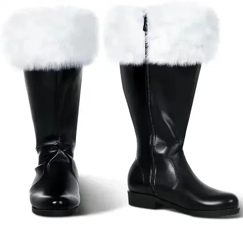 Santa Claus Cosplay Boots for Men - candletown.net