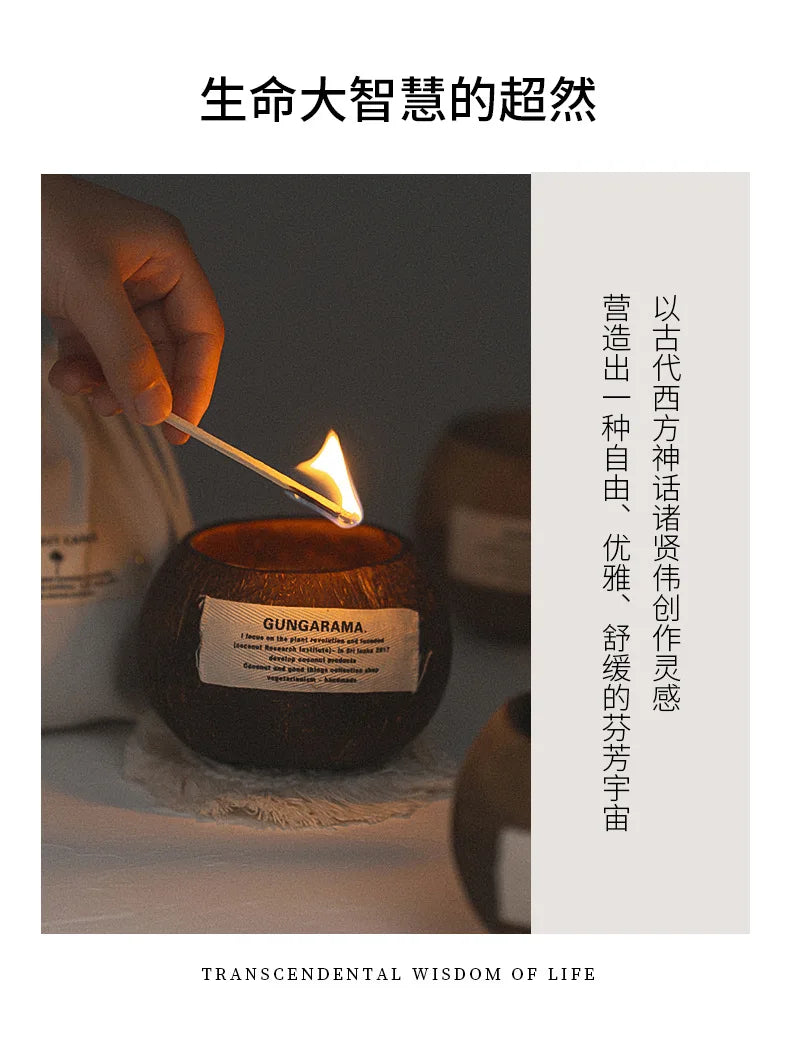 Eco-Friendly Soy Wax Aromatherapy Candle with Wooden Wick - candletown.net