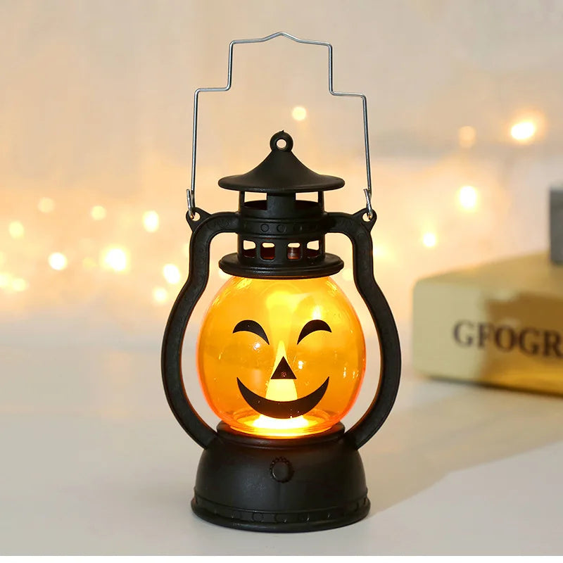 LED Hanging Pumpkin Lantern – Flameless Halloween Candle Light - candletown.net