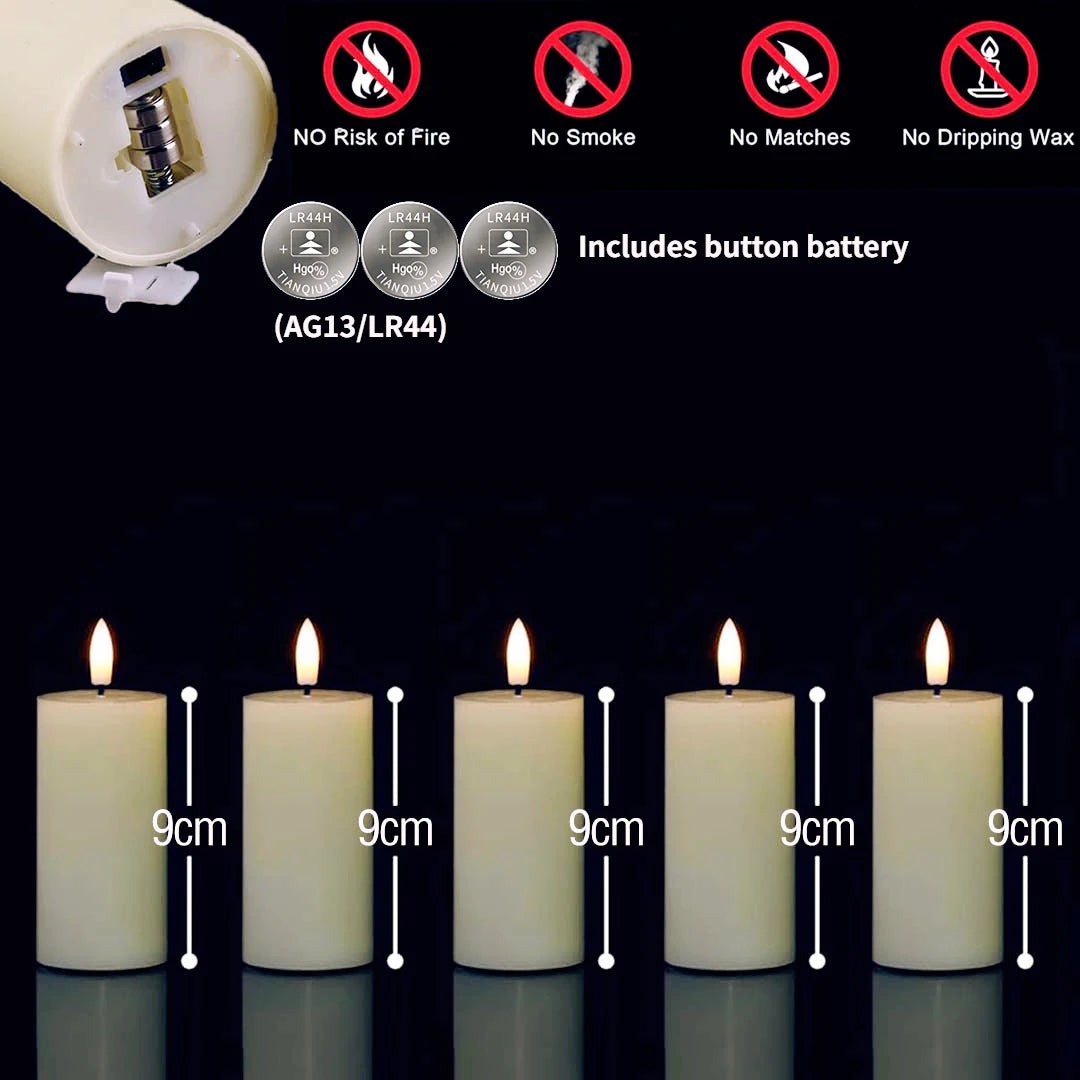 Flameless LED Candles Bulk Set - candletown.net