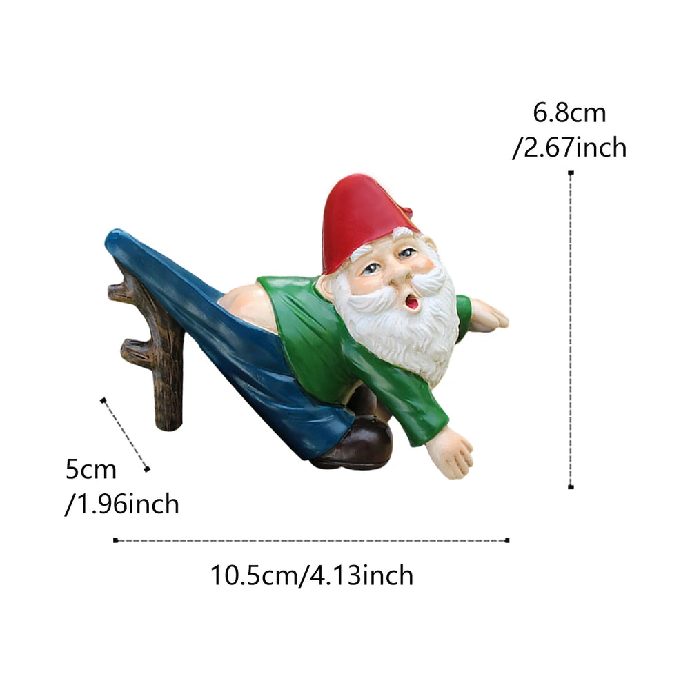 Funny Hanging Garden Gnome Pants Ornament - candletown.net